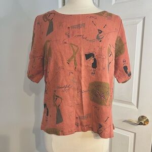 Vintage Tom Tom Linen Top